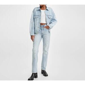 Levi's Women's Skinny Jeans in Soft Blue